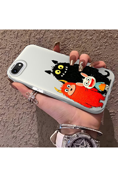 Hontinga حافظة هاتف متوافقة مع iPhone 7/8/SE 2020 2022، حافظة صلبة مقاومة للص...