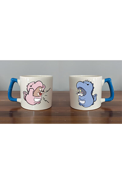 Mio Life Tom and Jerry Printed Double 2-Piece Luxury Mug