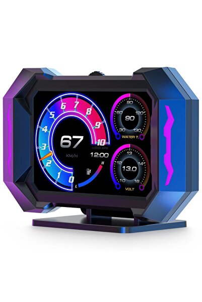 Generic شاشة عرض رأسية للسيارة، شاشة عرض رأسية عالمية للسيارة مع عداد سرعة ون...