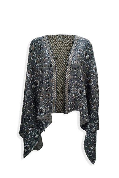 larocci Γυναικείο σάλι ώμου με φλοράλ σχέδιο κιλίμ