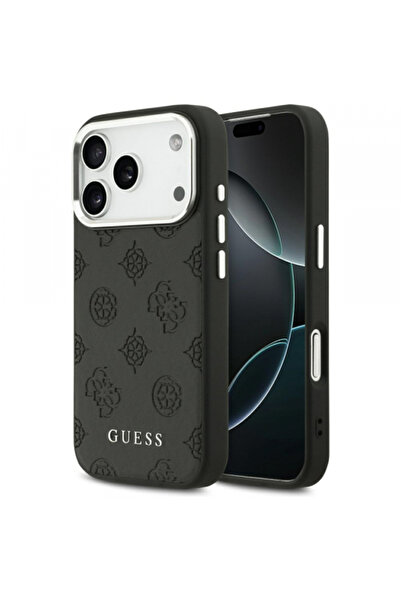Guess Husa MagSafe pentru Apple iPhone 17 Pro, Guess, Peony Hot Stamp Script,...