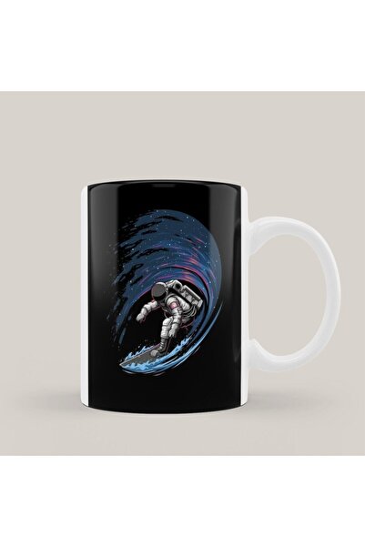Mio Life Astronaut Surfing in Space Printed Mug