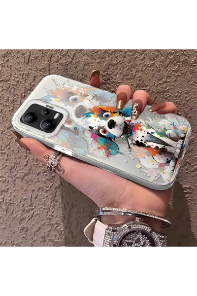 Hontinga حافظة هاتف متوافقة مع هاتف Redmi Note 12 5G، حافظة صلبة مقاومة للصدم...