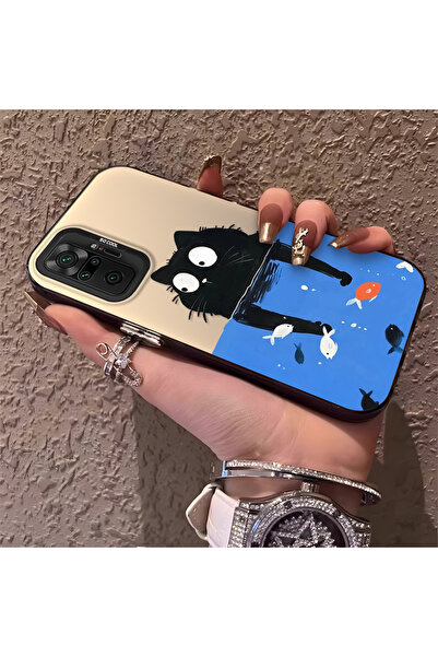 Hontinga حافظة هاتف متوافقة مع هاتف Redmi Note 10 Pro، حافظة صلبة مقاومة للصد...