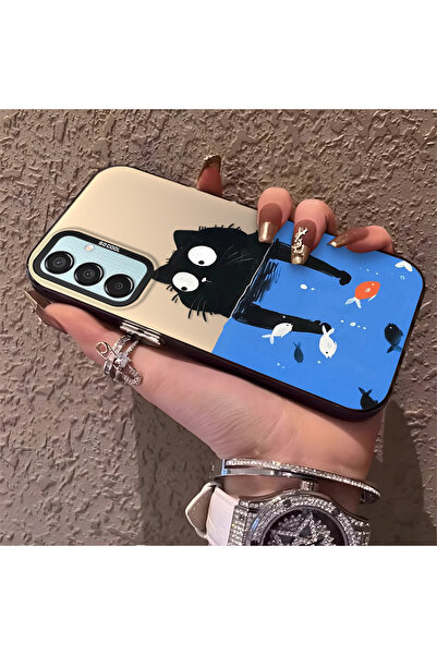 Hontinga حافظة هاتف متوافقة مع هاتف سامسونج جالاكسي M15، حافظة صلبة مقاومة لل...