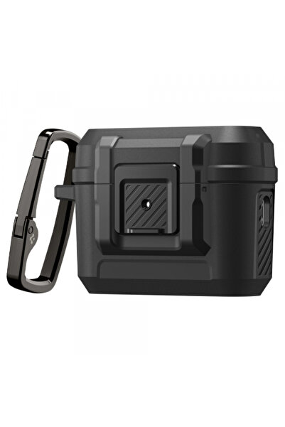 Spigen Lock Fit Case for Apple AirPods Pro 3, Matte Black