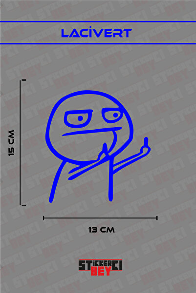 STİCKERCI BEY ملصق سيارة على شكل رجل القمامة المتحرك (قطع بالليزر)