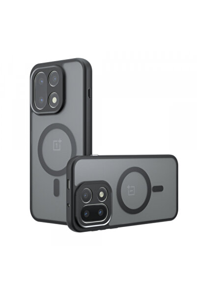 Techsuit Husa MagSafe pentru OnePlus 15, Techsuit, PureFrost, Neagra Satinata