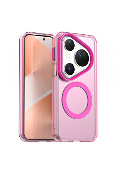 Techsuit Husa MagSafe pentru Huawei Pura 80 Ultra, Techsuit, CandyCase, Roz