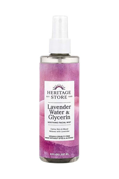 KSD بخاخ الوجه المهدئ من هيريتج ستور بماء اللافندر والجلسرين 237 مل