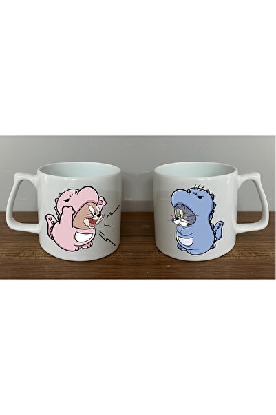 Mio Life Tom and Jerry Printed Double 2-Piece Luxury Mug