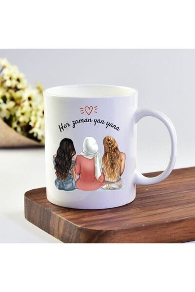 Mio Life 3 Girlfriends Always Side by Side Mug
