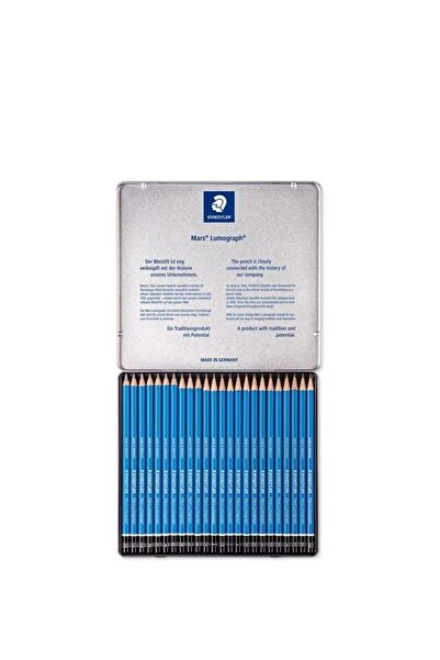 Staedler Creioane grafit Mars Lumograph 100-G24, 12B-10H, 24/set