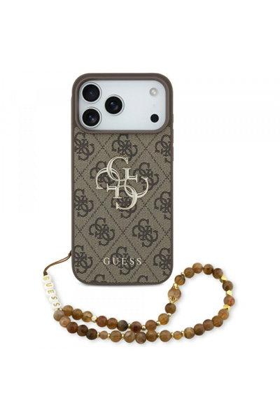 Guess Θήκη για Apple iPhone 17 Pro Max, Guess, 4G Classic Logo με Pearl Strap...