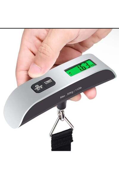 Generic Digital Hanging Luggage Scale Portable Handheld Baggage Scale for Travel Suitcase