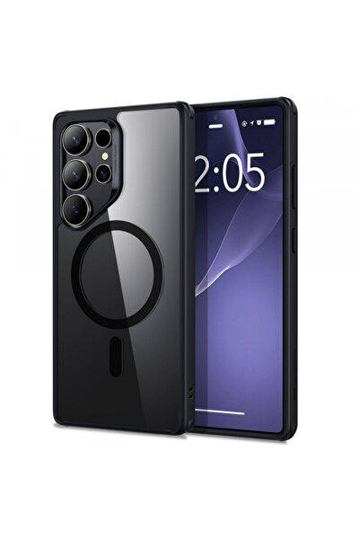 ESR Husa MagSafe pentru Samsung Galaxy S25 Ultra S938, ESR, Classic Hybrid, Neagra Transparenta