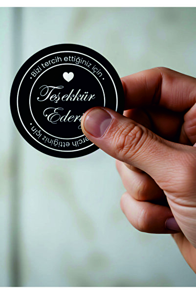 Baskı Adresi Matbaa & Promosyon ملصق دائري بقطر 4 سم مع كتابة 'شكراً لك'، 70 ...