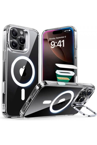 ESR Husa MagSafe pentru Apple iPhone 16 Pro Max, ESR, Classic Hybrid Kickstan...