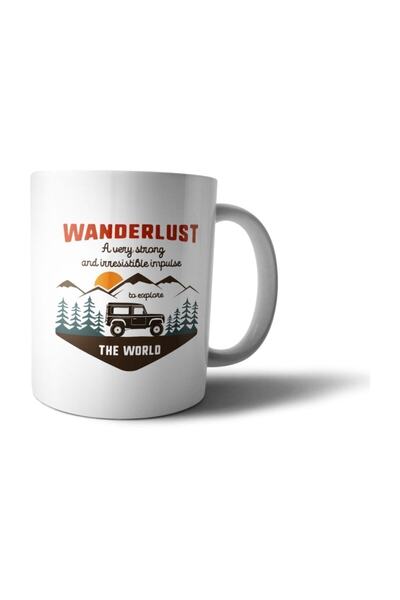 Mio Life Wanderlust Retro Design Printed Mug - Ret059