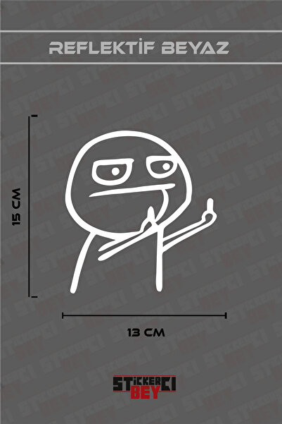 STİCKERCI BEY Moving Trash Man Visual Motorcycle Laptop Helmet Car Sticker De...