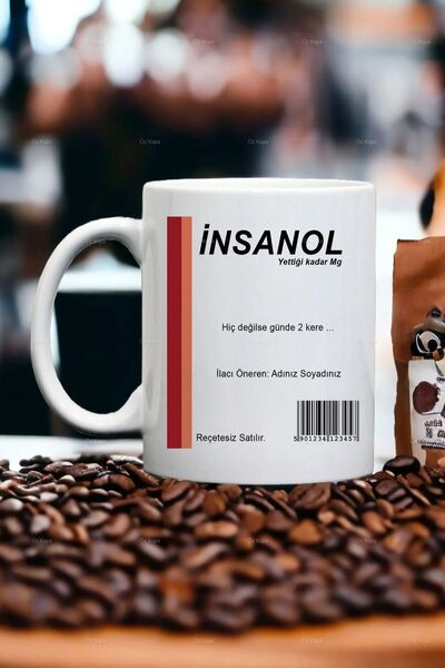 Mio Life İnsan Ol ilaç Kupa Hemşire, Doktor, Eczacı Kahve Bardak Komik Hediyelik