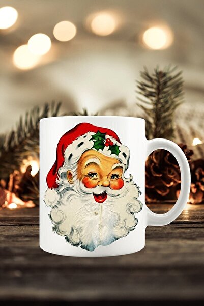 Mio Life كوب مطبوع عليه عيد الميلاد ورأس السنة الجديدة سانتا كلوز