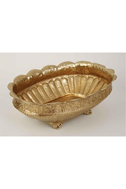 Vitale وعاء زخرفي ذهبي عرقي 31*40*15 سم AK.KV0325