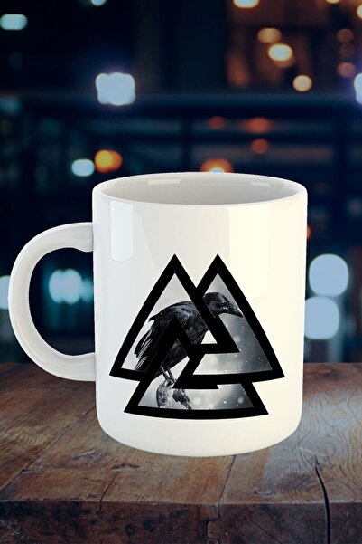 Mio Life كوب بورسلين مطبوع عليه كراويد فالكنوت M3k566