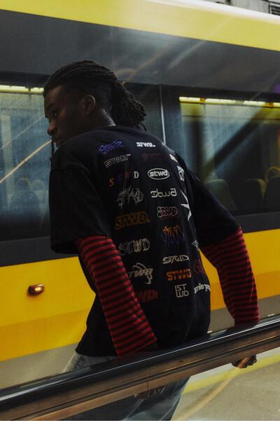 Pull & Bear STWD logolu t-shirt