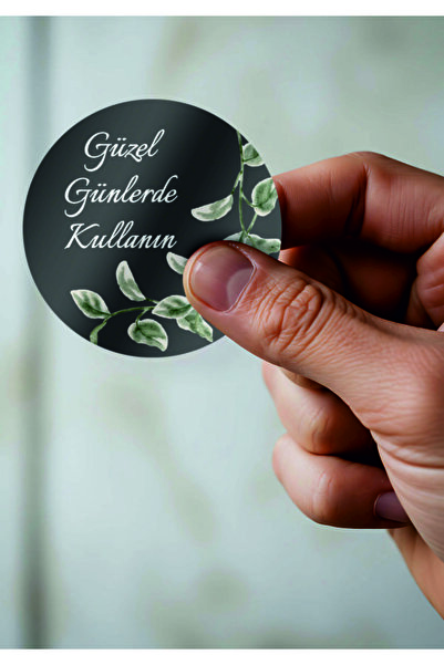 Baskı Adresi Matbaa & Promosyon 4 cm Round Sticker with the Text'Use on Beaut...