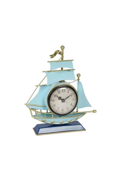 Vitale Mavi Yelkenli Masa Saati 20*6*22.5 cm AK.KN0017