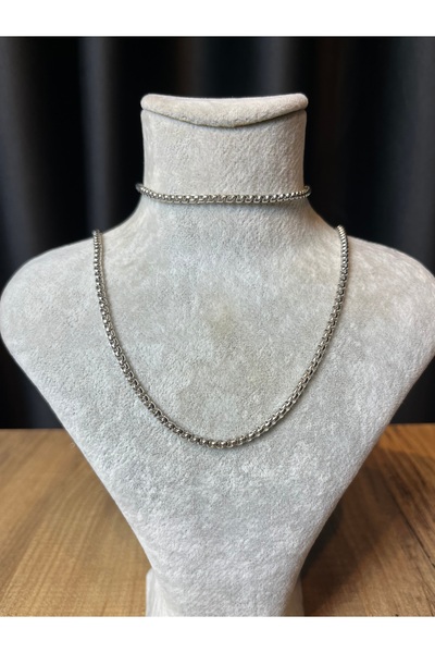 Mos Tespih طقم قلادة وسوار بوجيتيري بتصميم خاص للرجال