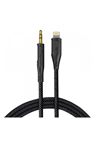 Lito Cablu Audio Lightning - 3.5mm LA02, 1m, Negru