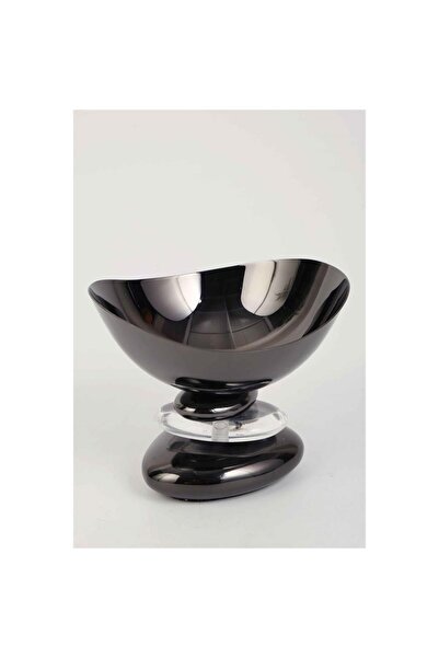 Vitale Volkan Black Snack Bowl 13*12*10 cm Mtfk.0170