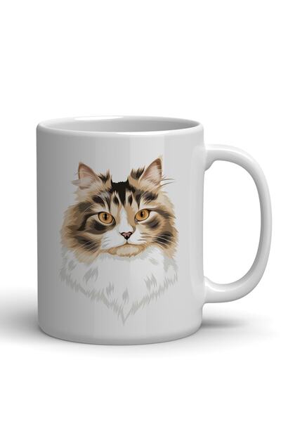 Mio Life كوب مطبوع عليه قطة