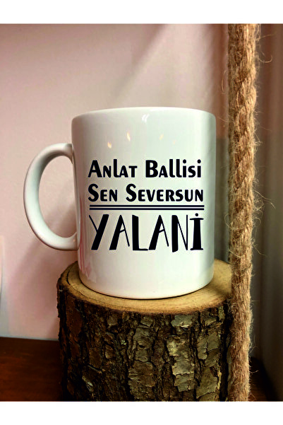 Mio Life Tell Ballisi You Love Lies Glass Black Sea Cup