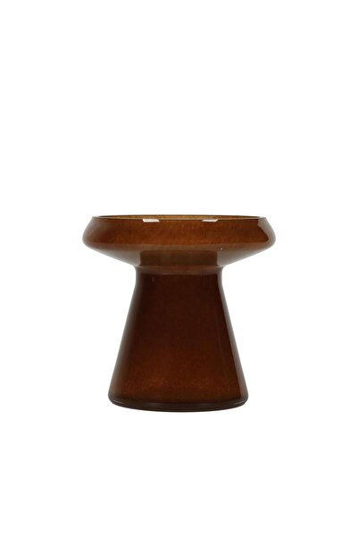 Vitale Vasă Vulcan de culoare cafea Bologna 17,5*17,5 cm AK.KI0060