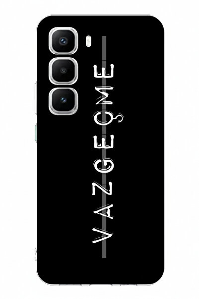 TechTree حافظة سيليكون متوافقة مع هاتف Infinix Hot 60 PRO PLUS مع كتابة Vazge...