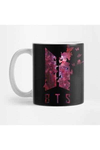 Mio Life Bts - Wings Logo With Destructive Butterfly (red Galaxy) | Army | Kp...
