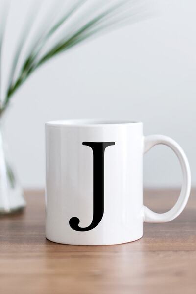 Mio Life Letter J Printed Mug