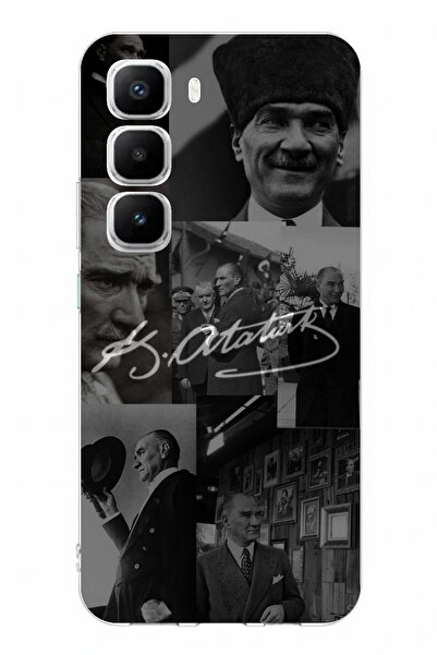 TechTree حافظة سيليكون متوافقة مع هاتف Infinix Hot 60 PRO PLUS Kemal Atatürk ...