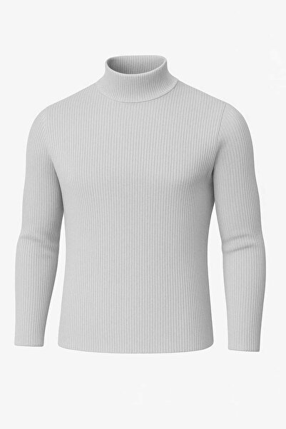 ANATOLIATEKSTILE Unisex Ribbed Suitcase – High Collar, Elastic, Slim Fit Universal size fits S/M