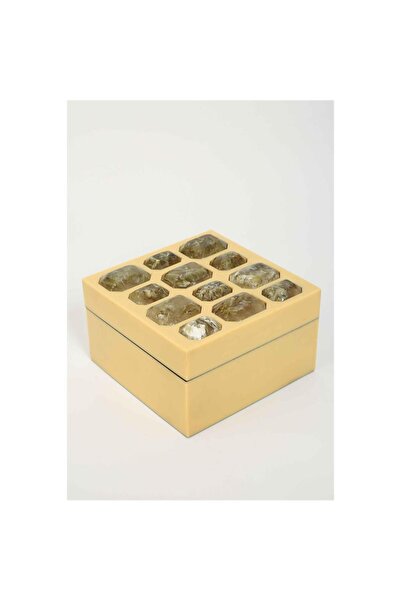 Vitale صندوق جوي مرصع بالأحجار 13*13*8 سم AK.KV0129