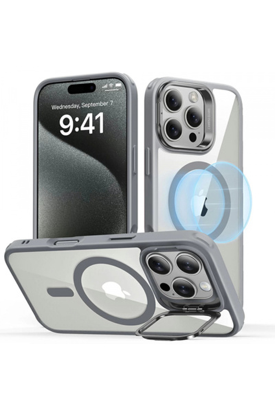 ESR Husa MagSafe pentru Apple iPhone 16 Pro Max, ESR, Classic Hybrid Kickstan...