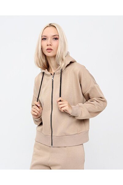 TRENDHİLL Γυναικείο φούτερ με φερμουάρ 5503BE