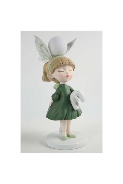 Vitale Polyester Green Fairy Night Lamp 43X20 cm Ak.Kz0067