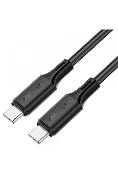 Acefast Cablu Date si Incarcare USB-C - USB-C C17-03, 60W, 1.2m, Negru