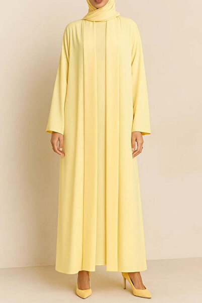 MayaCloset Premium Nidah Fabric Mira Abaya & Kimono & Ferace(With Inner)