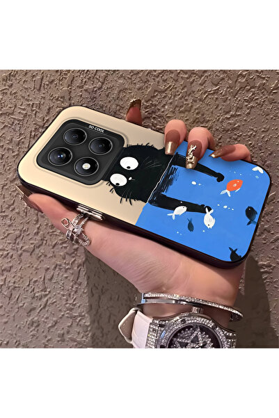 Hontinga حافظة هاتف متوافقة مع هاتف Redmi Note 14 Pro 4G، حافظة صلبة مقاومة ل...