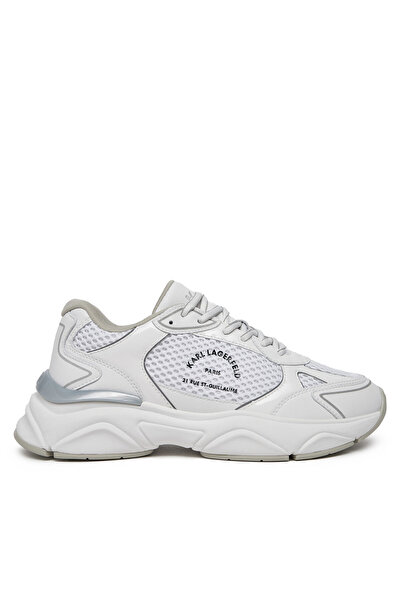 Karl Lagerfeld Men's Sneakers White Lthr/Textile Komet